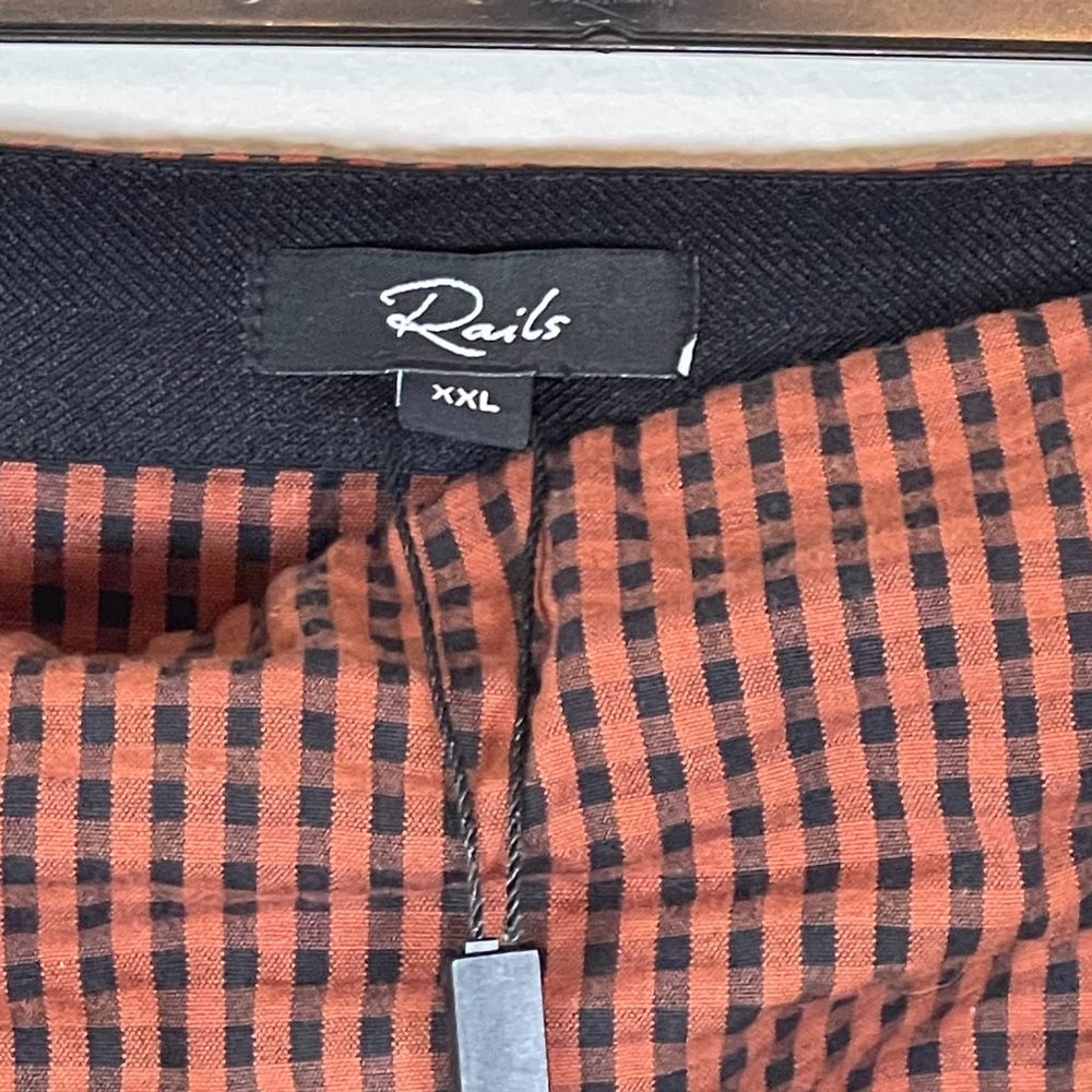 NWT Rails Luci Skirt in Russet Gingham - Picture 6 of 8